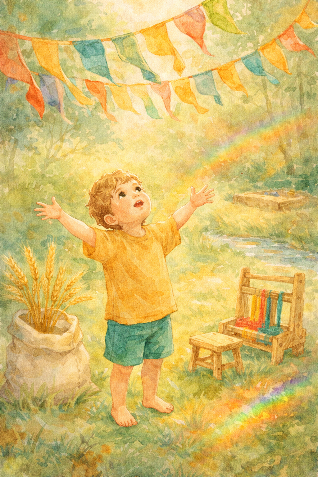 Rainbow World illustration